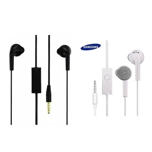 Genuine Samsung EHS61ASFWE Handsfree Headphones Earphones with Mic White /Black - Picture 1 of 5