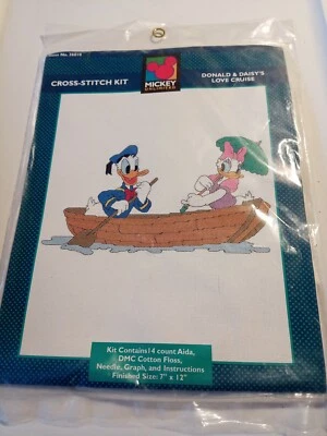 New Disney Donald And Daisys Love Cruise Cross Stitch Kit 36010  - Image 1 of 4