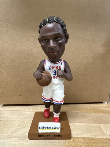 Ben Wallace #3 All-Star East Ticketmaster & Detroit News 8" Bobblehead Box 162 Cover
