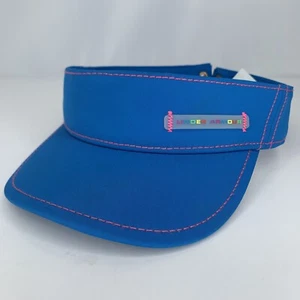 Under Armour Sun Visor Blue with Pink Stitching Youth Kids OSFA Hat - Picture 1 of 9