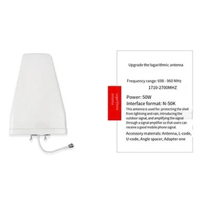 4G 3G 2G Cell Signal Booster Kit featuring Dual Antennas for Better Coverage - Zdjęcie 1 z 12