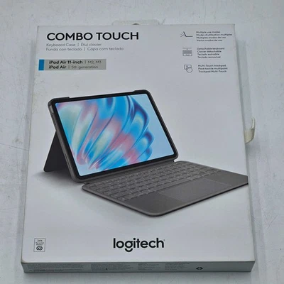 New LOGITECH COMBO TOUCH IPAD 11-INCH M2 M3 IPAD AIR 5TH GEN 920-012626 - Image 1 of 3
