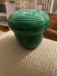 Bohemian Czech Glass Art Deco 1930s Malachite Jade Glass - Picture 1 of 5