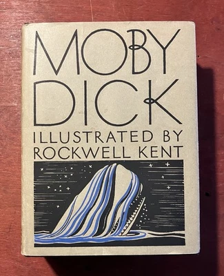 1st 1930 Edition Moby Dick With DJ Gorgeous Condition Rockwell Kent Antique Book Foto 1 de 4