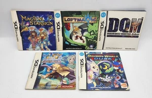 Lot 5 Nintendo DS RPG Manuals Only - Lost Magic Dqm Digimon *Stained/Worn* As-is - Bild 1 von 4