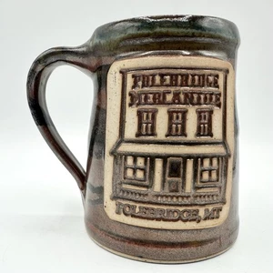 Whitefish Montana Polebridge Mercantile MT Keramik Becher Tasse 2009 Kaffee Tee - Bild 1 von 10