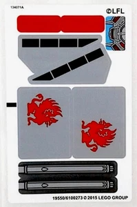 NEW Lego 75081 Sticker Sheet ONLY Genuine Stickers Parts Pieces Bricks Sets - Imagen 1 de 1