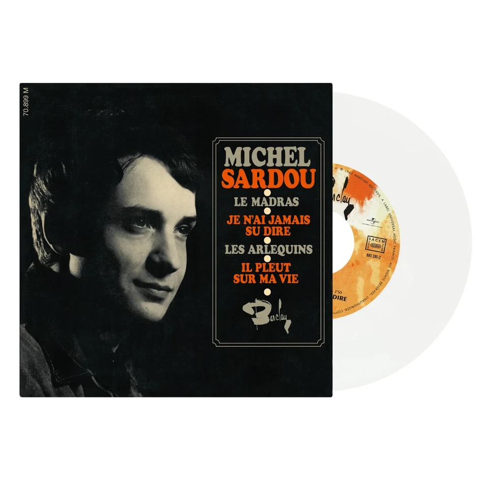 MICHEL SARDOU - LE MADRAS - Vinyle 45 tours blanc n° 50 . Neuf sous blister. - Photo 1/3