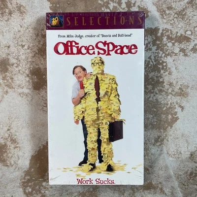 Office Space (VHS, 1999) New Sealed Fox Video Watermark Foto 1 de 4