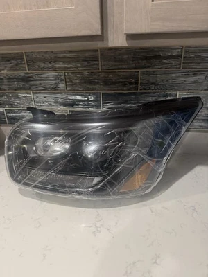2020 - 2025 Ford Transit- 250 /350  Bi-Xenon Headlight DRIVER SIDE LH  Black - Image 1 of 4