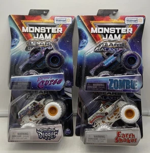 Monster Jam: Gears and Galaxies Set 2021- Zombie, Pirate's Curse, Son-uva Digger - Picture 1 of 9