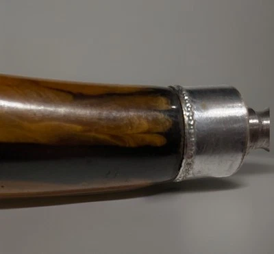 Vintage Bakelite Knife Sharpening Honing Steel Rod Brown & Black 11.5" - Image 1 of 4