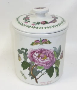 Portmeirion Botanic Garden Shrubby Peony Cookie Jar Canister EUC - Picture 1 of 5