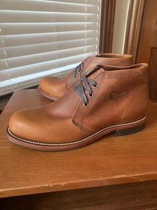 NEW w BOX | CHIPPEWA 9E TAN RENEGADE MILFORD CHUKKA BOOTS 1901G56 9 E - Picture 1 of 24