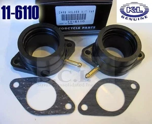 YAMAHA XS400 SPECIAL INTAKE CARBURETOR BOOT HOLDERS MANIFOLD BOOTS 1977 - 1982 - Picture 1 of 4