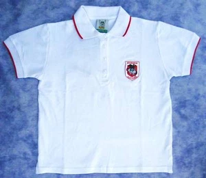 NRL ST GEORGE ILLAWARRA DRAGONS Polo Shirt (XL) 97cm Ladies12 or kids10-11c NEW - Picture 1 of 5