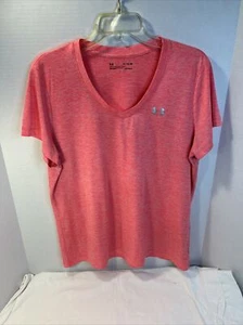 Under Armour Size XL Women Pink Top Style 1258568 Lightweight Preowned - Picture 1 of 8