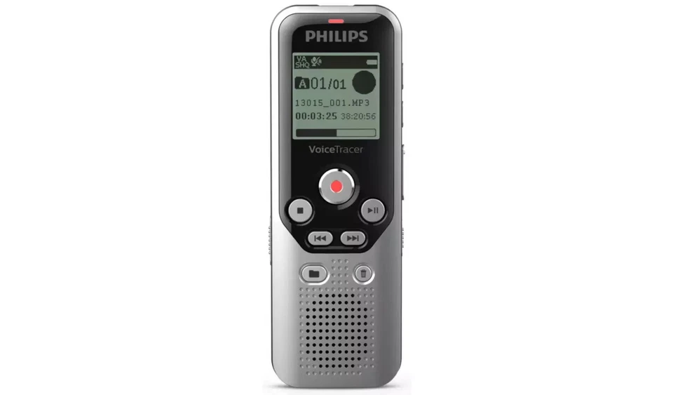 Philips Dictation DVT1250 Voicetracer Audio Recorder Microsd 8Gb Memory - Image 1 of 1