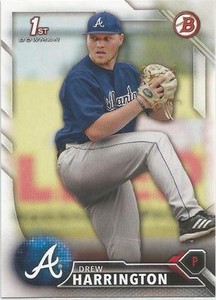Drew Harrington Atlanta Braves 2016 Bowman Draft