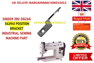 SINGER 20U ZIGZAG 543941 POSITION BRACKET INDUSTRIAL SEWING MACHINE PART - Picture 1 of 3