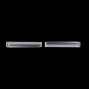 PAR DE PIEDRAS DE ACENTO SUELTAS F VS DIAMANTE CORTE BAGUETTE DE 5,8 mm de largo 0,08 quilates - Imagen 1 de 1