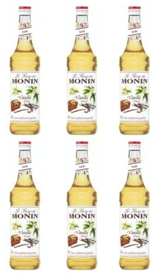 6 Flaschen | MONIN VANILLE | 0,7l je Flasche | Feiner Geschmack der Vanille - Bild 1 von 3
