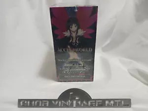 2017 Weiss Schwarz Accel World Booster Box English - Factory Sealed - Picture 1 of 6
