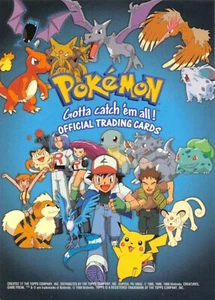 CHECKLIST - BLUE Logo - NON-HOLO - SERIES 1 - TOPPS Pokemon Card - NM - Picture 1 of 2