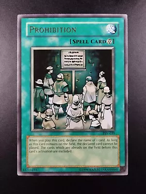 YUGIOH 2002 | PROHIBITION | PSV-039 | NA PRINT | RARE | NEAR MINT - Bild 1 von 4