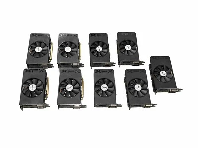 Lot Of(9) XFX Radeon R7 360 2GB GDDR5 Graphics Card - DisplayPort, HDMI, DVI - Image 1 of 4