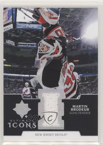 2019-20 Upper Deck Ultimate Collection Icons Jersey Martin Brodeur #UI-MB HOF