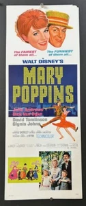 Mary Poppins Movie Poster Julie Andrews Dick Van Dyke RARE *Hollywood Posters* - Picture 1 of 2