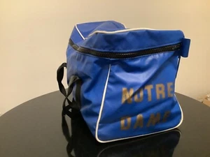 Vintage Blue Notre Dame Duffle Bag Athletic Gym 17”x10”x10” - Picture 1 of 8