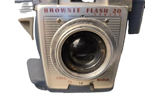 Vintage Kodak Brownie Flash 20 Blue Camera - Picture 1 of 20