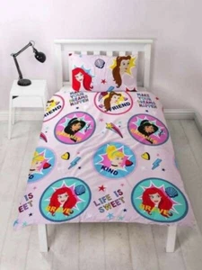 DISNEY PRINCESS-FEARLESS Single Bed Quilt Set *Brand New *Licensed Merchandise - Picture 1 of 3