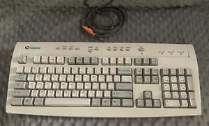 Vintage Gateway PC Computer Clicky Mechanical Keyboard G9900H Beige PS2 - Picture 1 of 4