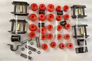 Kit completo de buje de resorte de hoja de suspensión de poliuretano apto para Suzuki Samurai - Imagen 1 de 2