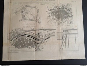 ANNALES PONT et CHAUSSEES (Allemagne) - Ports allemands de la mer baltique 1891 - Imagen 1 de 4