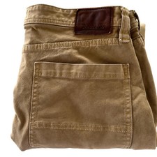 Revtown Jeans Mens 34x32  Khaki Tan Automatic Denim Stretch Actual 36 x 31.5