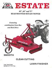 Data Sheet - BMB - Estate E-48 60 72 - Rear-Mounted Rotary Mower - c1981 (LG346)