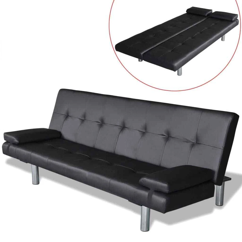 Schlafsofa Sofa 2 Sitzer 2er Klein Zweisitzer 2-Sitzer Couch mit Schlaffunktion - Bild 1 von 4