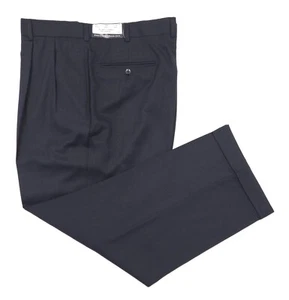 Jos. A. BANK Men's 40 x 29 Pleated Wool Cashmere Dress Pants Navy NWT $150 - Picture 1 of 8