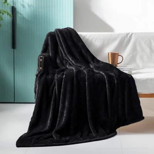 Plush Fuzzy Fleece Throw Blanket Extra Large Super Soft Fluffy and Warm Blank... - Picture 1 of 8