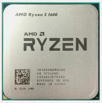 AMD R5 Ryzen R5 1600 3.2 GHz YD1600BBM6IAE 6-Core Socket AM4 65W CPU Processor - Image 1 of 2