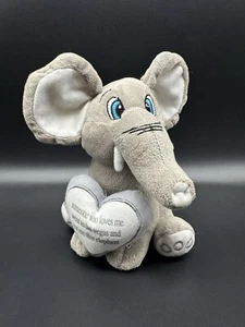 Peluche elefante con cuore qualcuno che mi ama è andato a Las Vegas peluche 7" - Foto 1 di 8