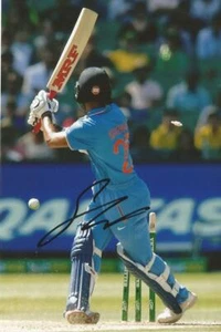 INDIA* FOTO DE ACCIÓN FIRMADA POR SHIKHAR DHAWAN 6x4 ODI + CERTIFICADO DE AUTENTICIDAD - Imagen 1 de 1