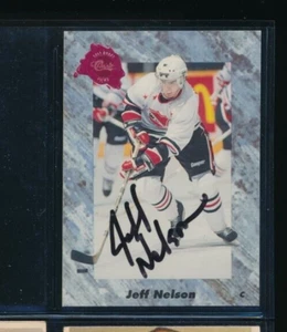 1991 Classic Draft Picks #32 Jeff Nelson Rookie RC Signed Autograph (BJ130) - Picture 1 of 2