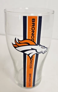 NFL 16oz. Drinking Glass Stripe and Logo - Picture 1 of 8