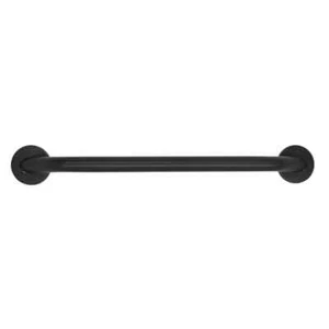 Disabled Grab Rail Straight Bathroom Black The Splash Lab TSL.GR45.600 - Picture 1 of 24