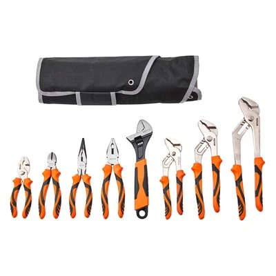 VEVOR Pliers Set Groove Joint Pliers 8-Piece High Carbon Steel 12"/10"/8"/6" - Image 1 of 4